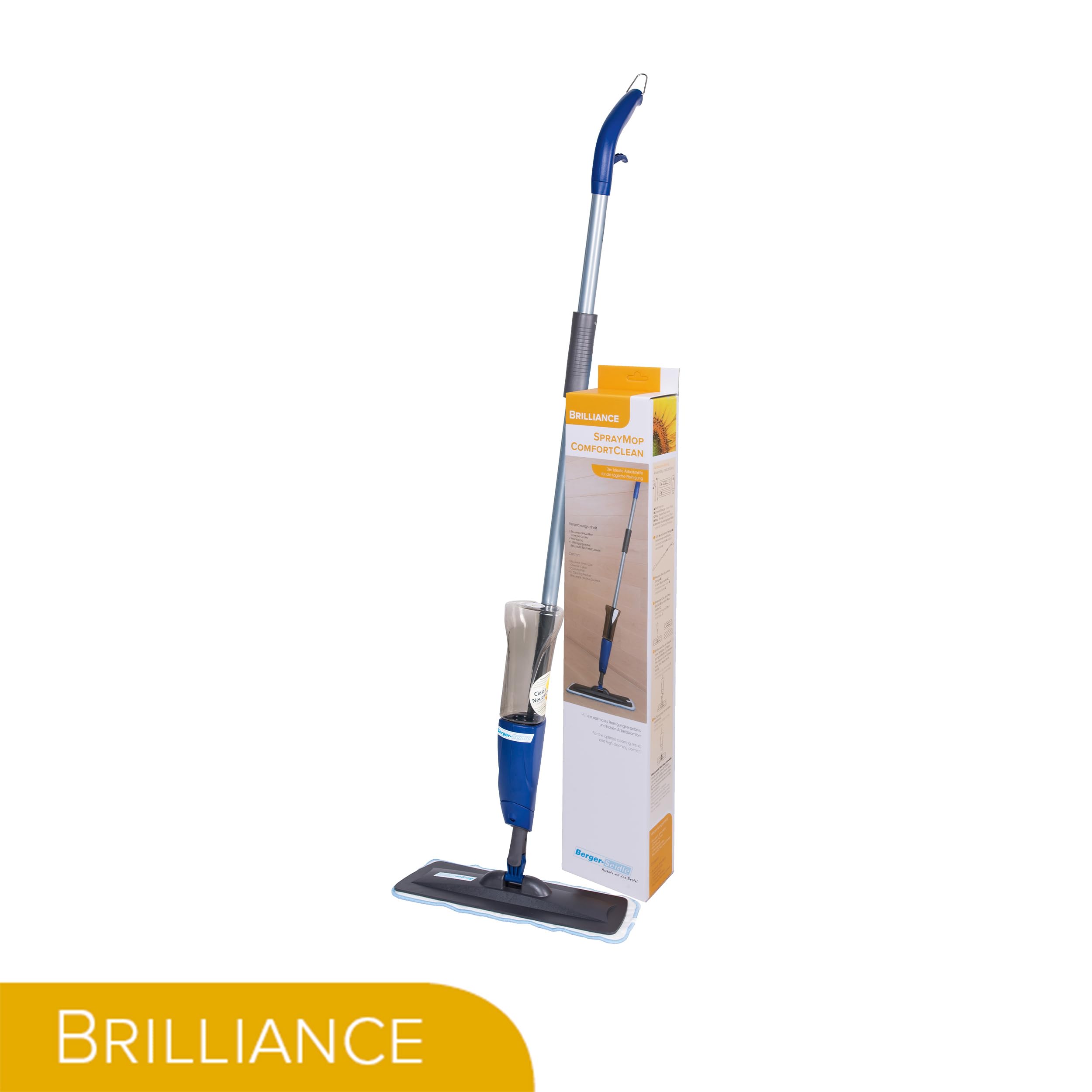 Berger-Seidle Brilliance Everclear, Cura del parquet, per pavimenti in legno sigillati, Lucido (5 litro)