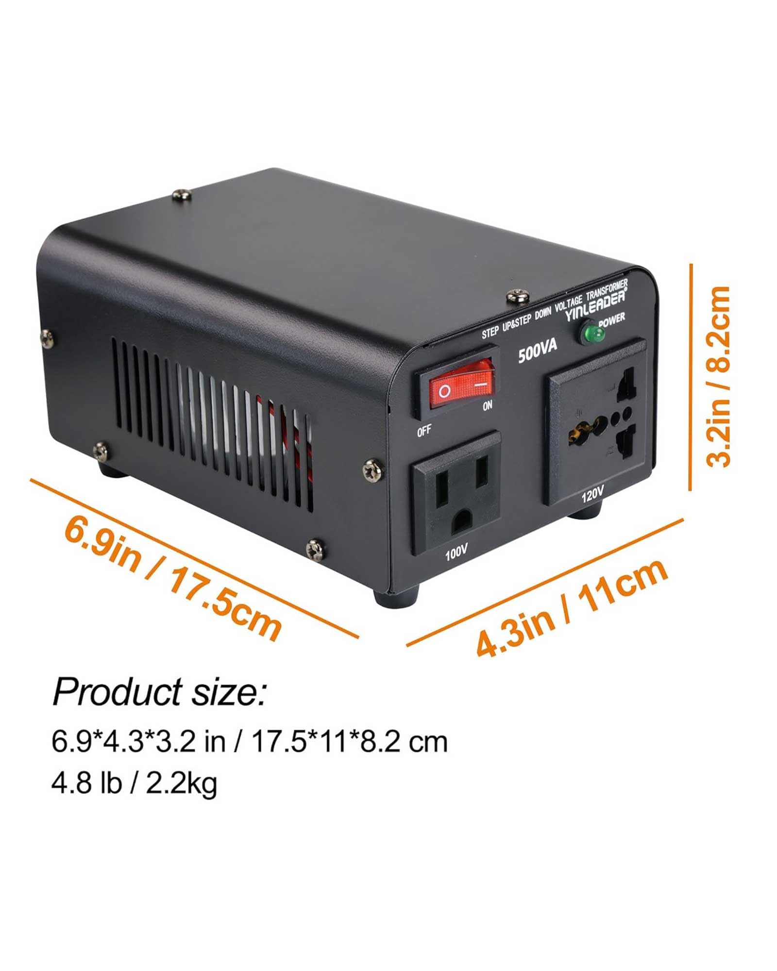 Japanese / US Voltage Converter Transformer / 日本/米国の電圧変換トランス Amazon.com: Yinleader 500W US to Japan Voltage Converter 120V to