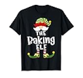 Baking Elf Group Christmas Funny Pajama Party T-Shirt