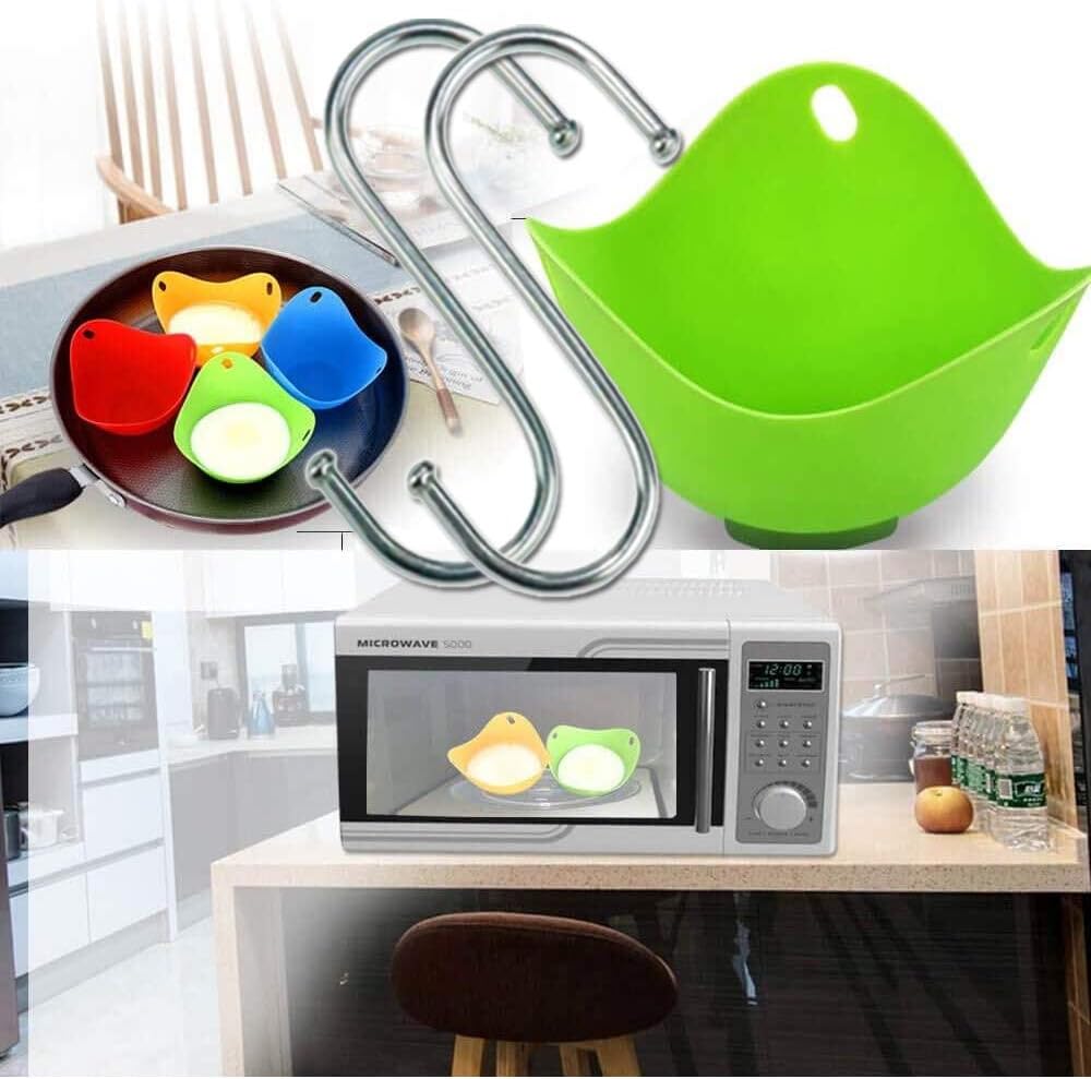 microwave Egg Poachers silicone egg poaching cup,poached