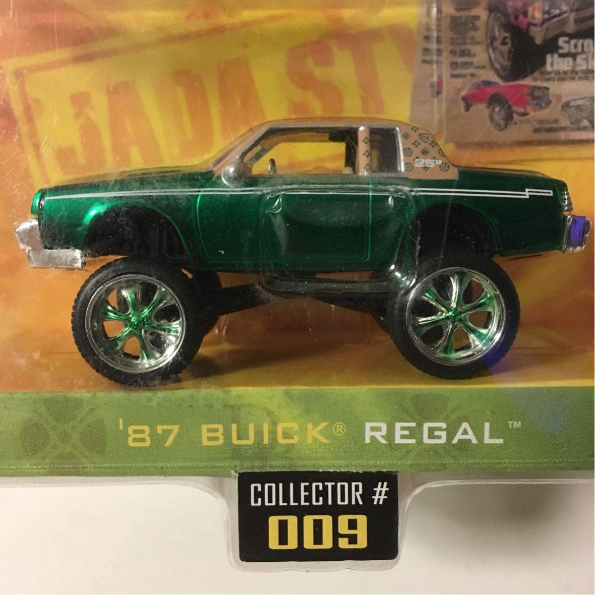 Jada/'87 Buickビュイック Regalリーガル ホーミーズ 1/64 Vtg Jada Toys Homie Rollerz '87 Buick Regal (Green) 1:64