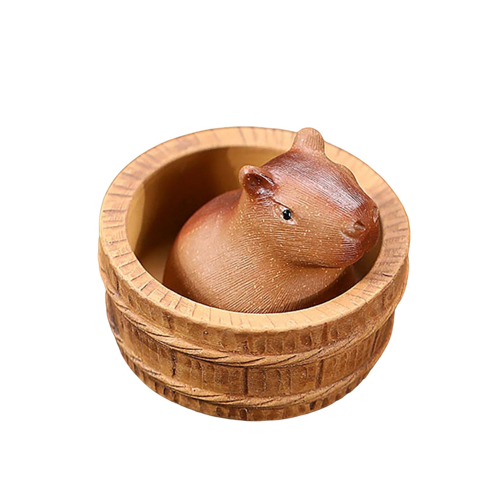Tsophreniq Figure Decors Innovative Clay Tea Pet Cute Pet for Enthusiasts Clay