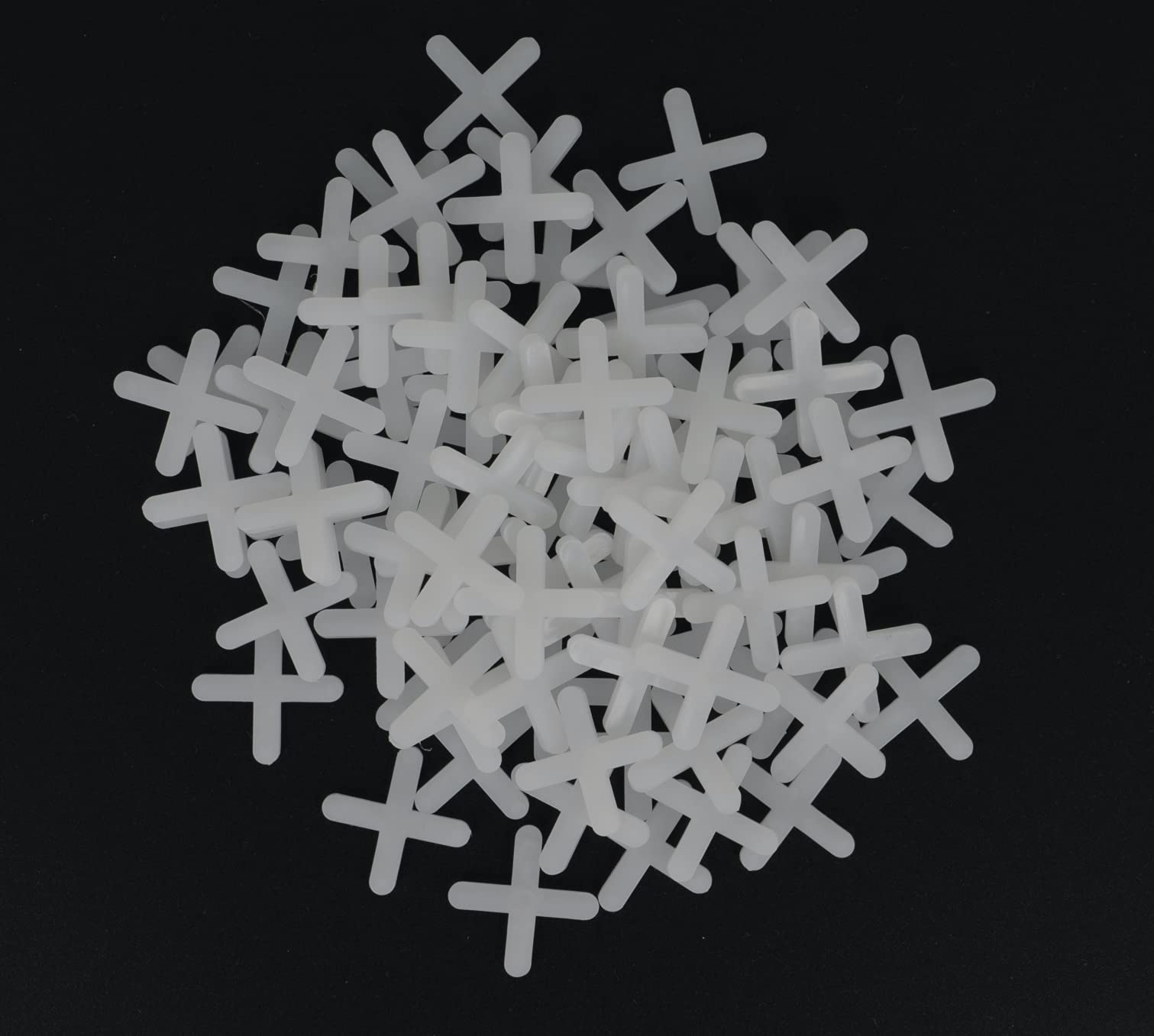 INTOX Croce per piastrelle 200 pezzi bianco 4,0 mm di larghezza per la posa di piastrelle