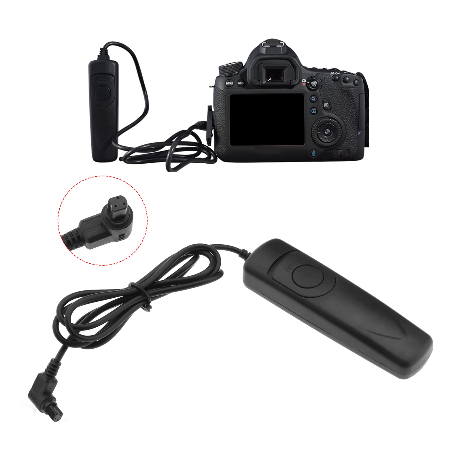 RS-80N3 TC-80N3 Rilascio Otturatore Telecomando Per Canon EOS
