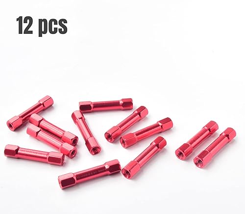Miniatura 8 de 12 piezas de aleación de aluminio hexagonal M3 x 1.378in, columna de pilar separador para drones de carreras, FPV, cuadricóptero, multirotores,
