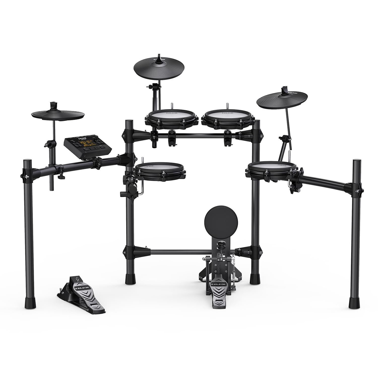Nux DM-210 E-Dum elektronisches Schlagzeug Drumset + keepdrum Zubehör-Set
