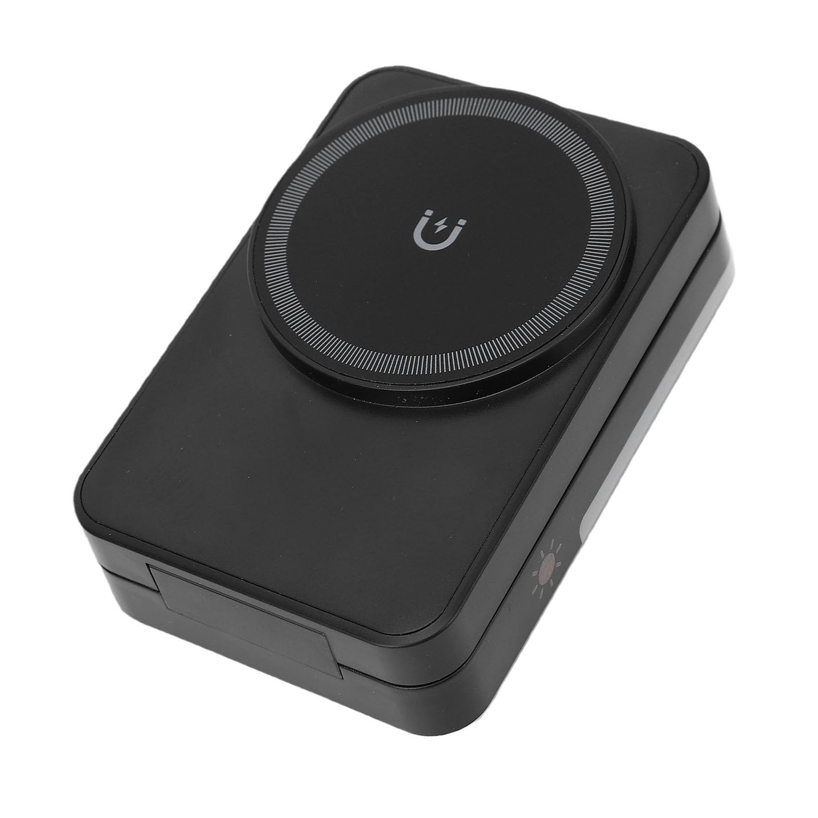 Fabater Caricabatterie Wireless, Supporto di Ricarica Magnetico Pieghevole 3 in 1, Base di Ricarica Rapida da 15 W per Telefono, Orologio, Auricolari (BLACK)