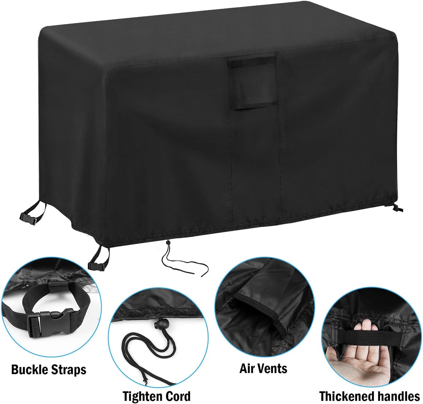 Crawfish Boiler Cover, Fit for CreoleFeast CFB2001 150 QT, Outdoor Waterproof Heavy Duty Crawfish Seafood Boiler Cover - 57" L x 41" W x 35" H