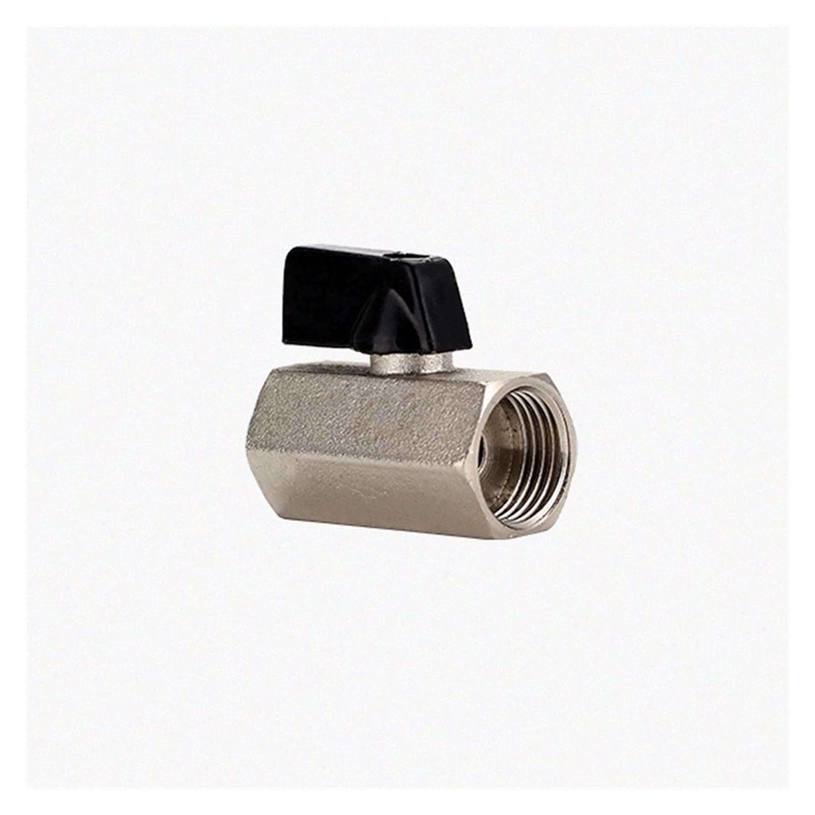 Válvula de bola mini de 1/8" en latón resistente para aire comprimido