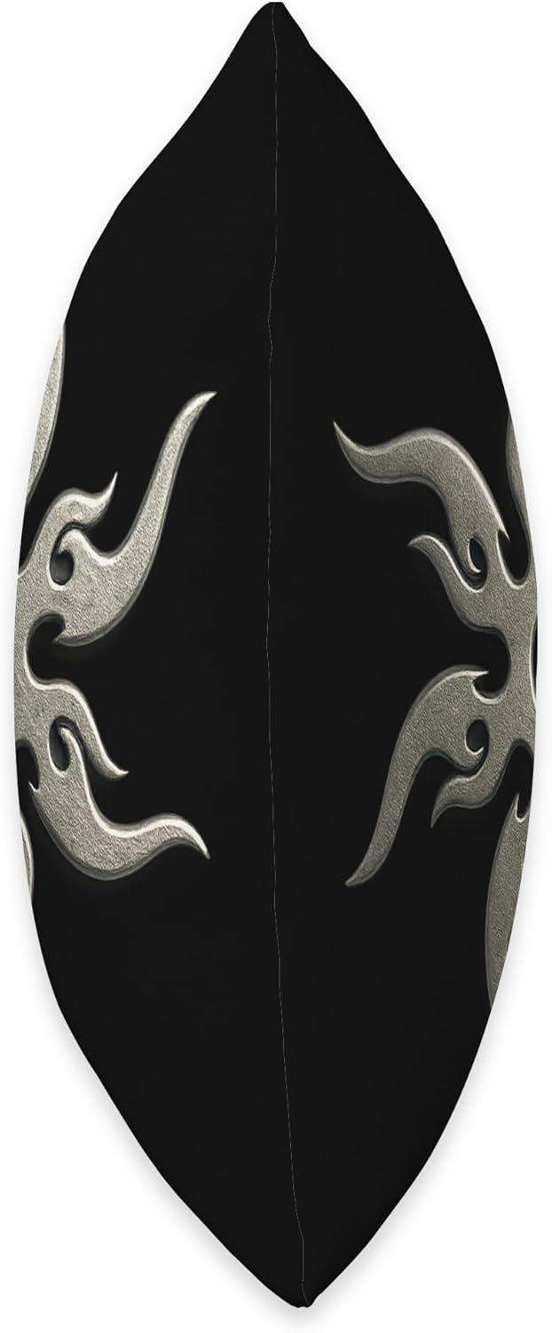 Forsaken Costume Sun Symbol Throw Pillow