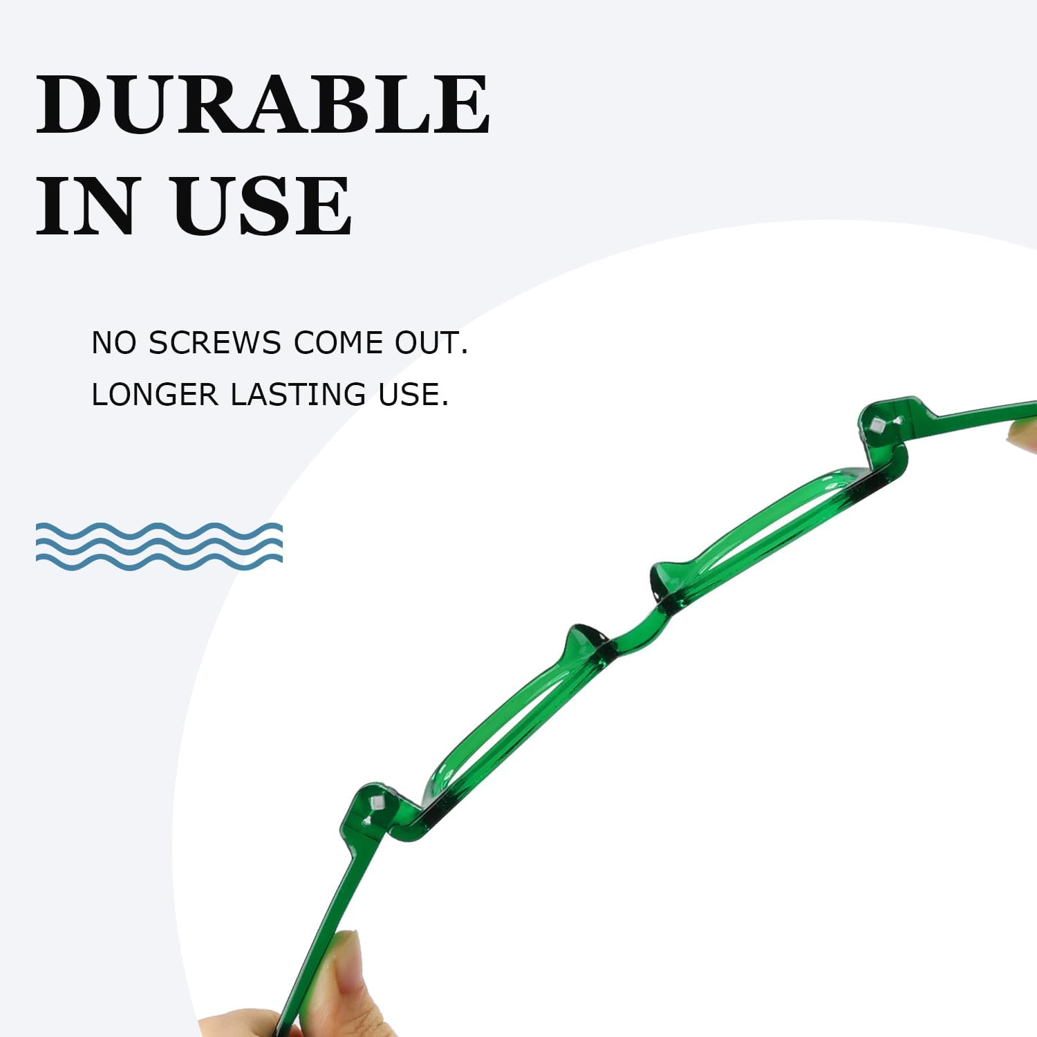 Metalless Screwless Spring Hinges Reading Glasses 6 Pack Ladies Readers Cheaters For Women - Image 2