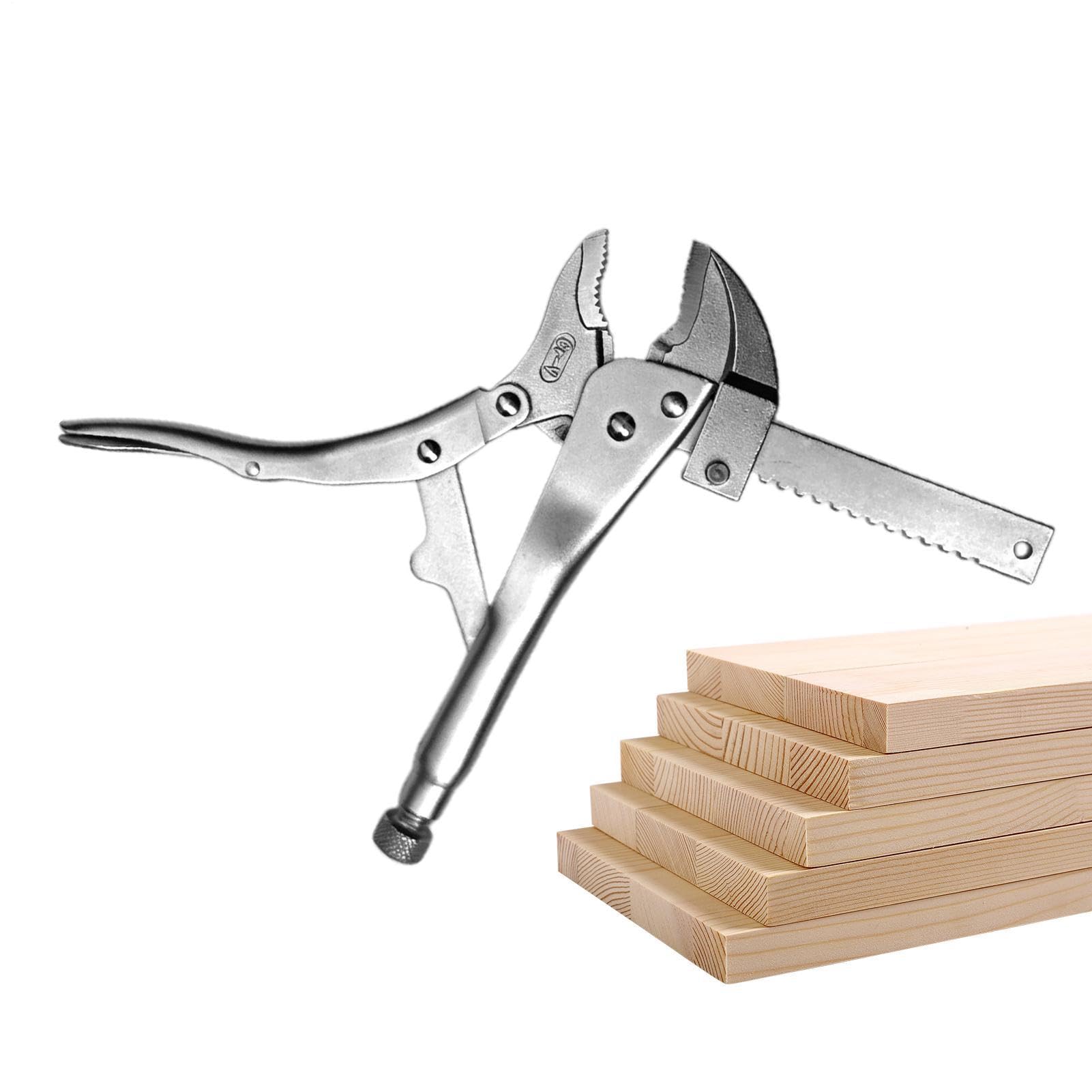 Pinzas de presión Herramientas De Carpintería Con Bloqueo Fuerte Y | Alicates De Carpintería Para Hogar Garaje Taller Metalistería Ajuste Tuberías Fabricación Muebles