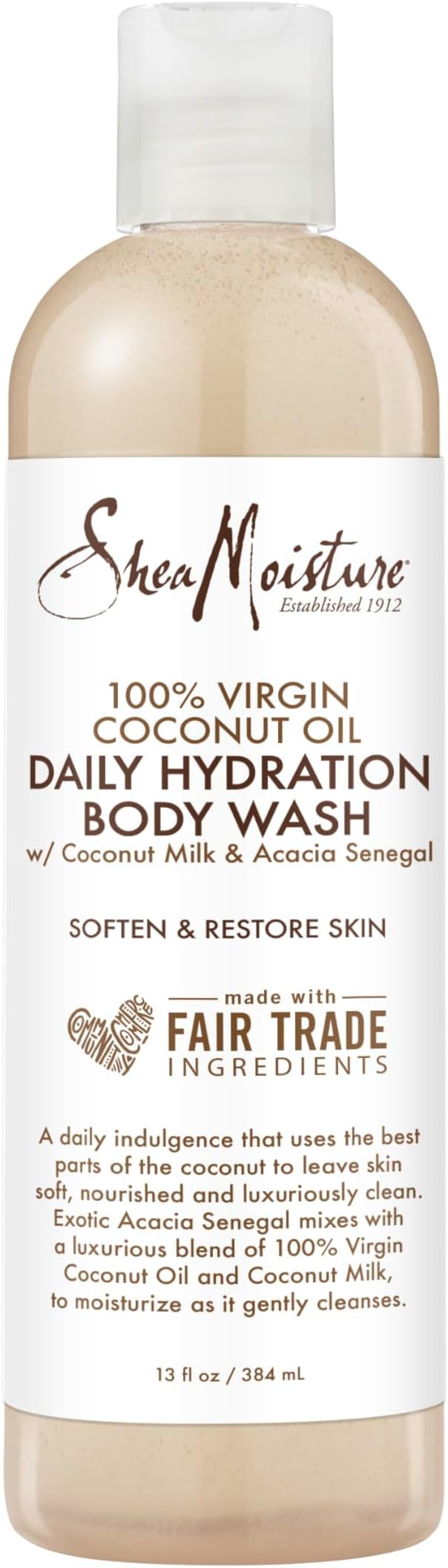 Shea Moisture 100 Virgin Coconut Oil Daily Hydration Body Wash by for