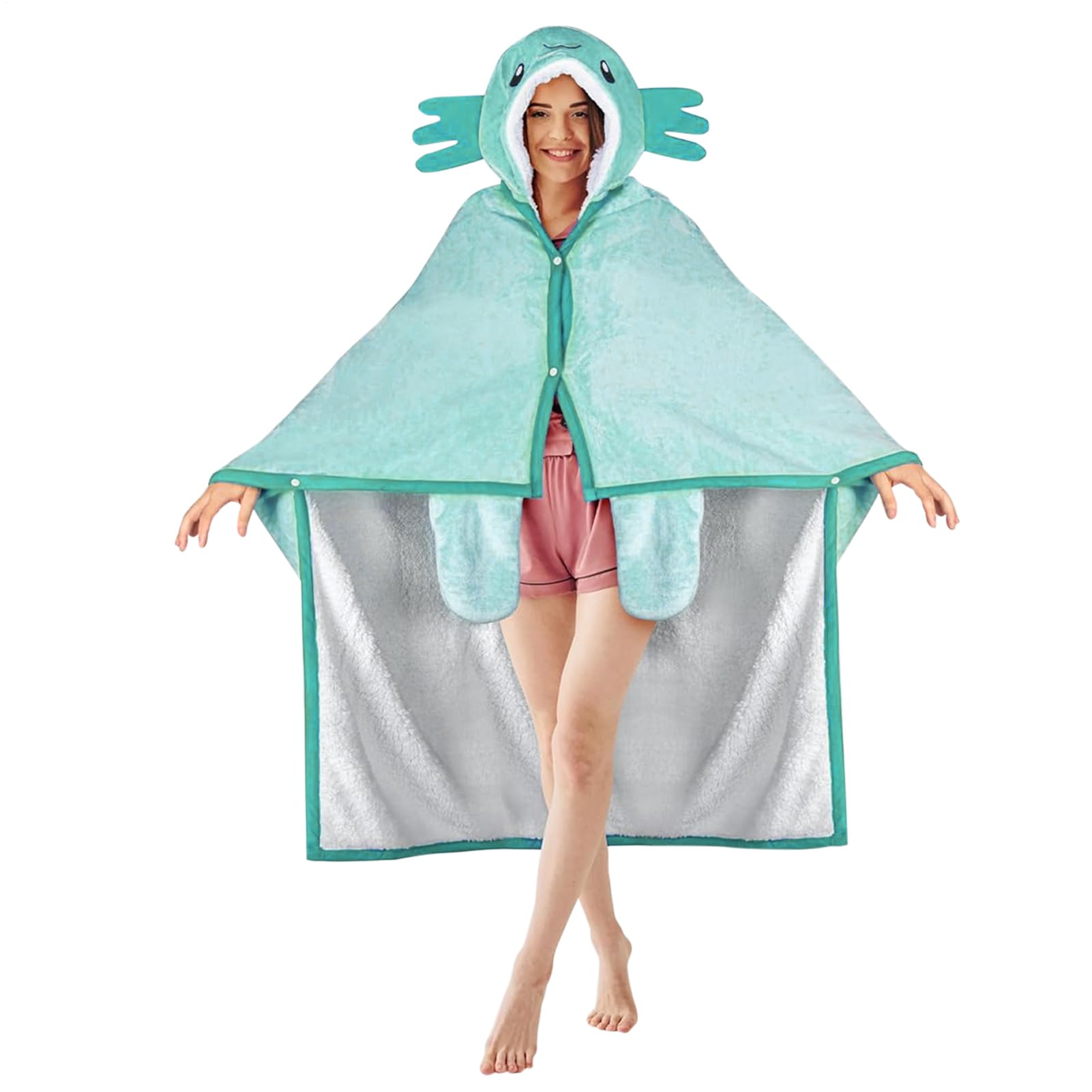 Couverture à capuche - Couverture à capuche - Couverture douce - Portable - Sweat à capuche chaud - Couverture confortable pour hommes adultes