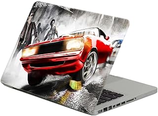 TAT Stains Liquid Texture Printed Laptop Sticker Multicolour-15.6 inch-52
