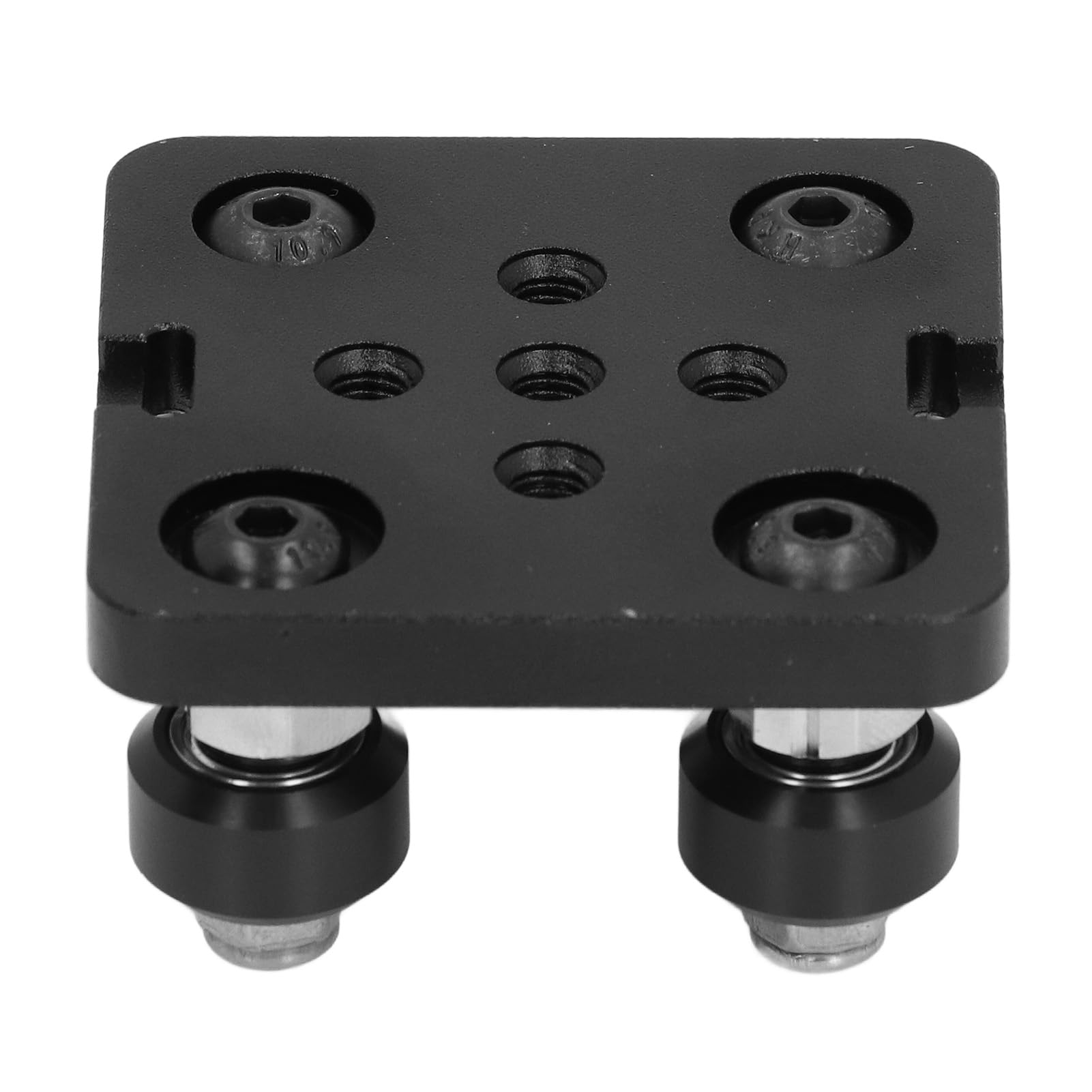 Cocoarm Placa de Rueda en V de 4 Uds., Piezas de Impresora 3D CNC de Aleación de Aluminio Pequeñas para Serie 2020V, Color Negro, Duradero, Resistente y Fácil de Montar