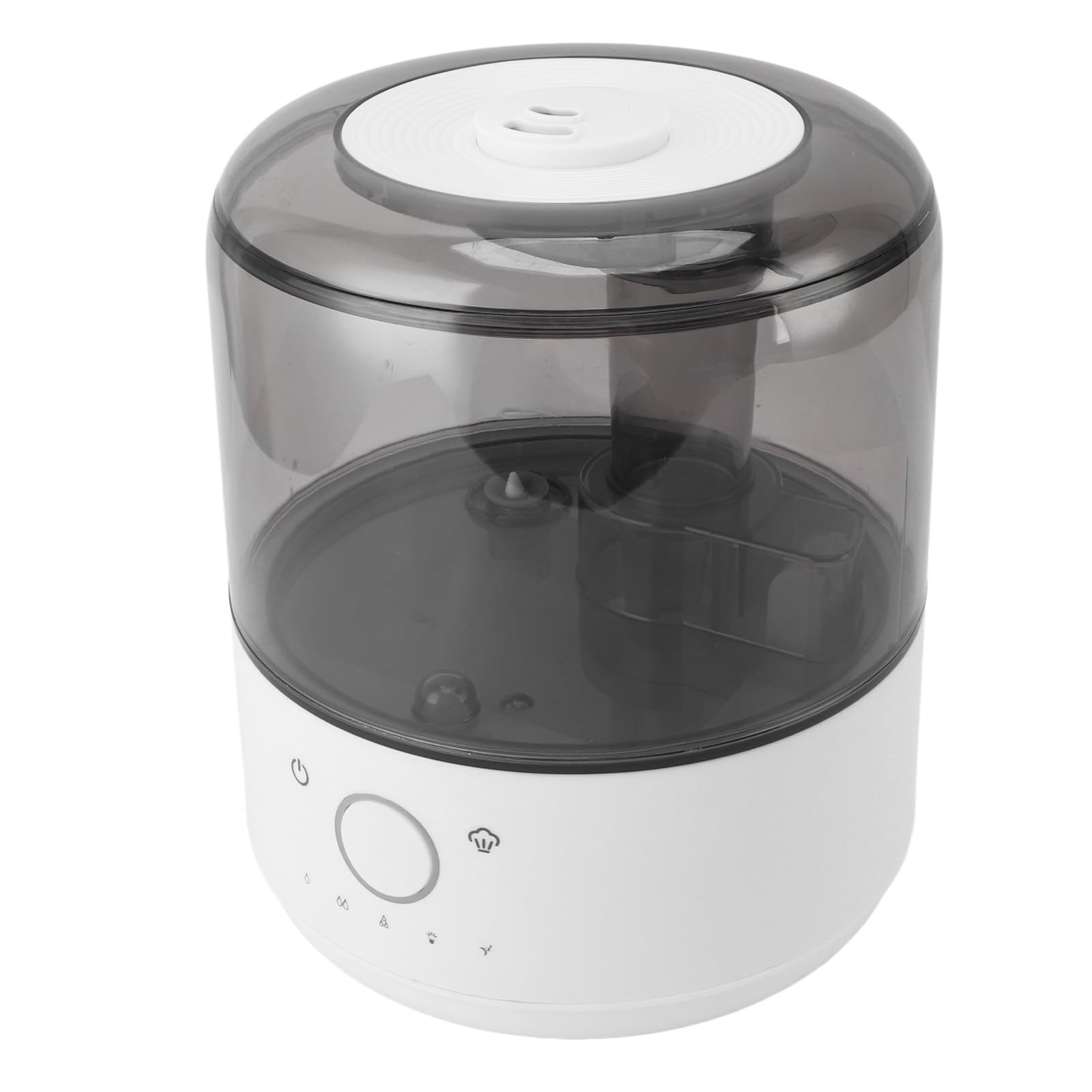 Fdit Umidificatore a Nebbia Fredda 3.5L, Diffusore di Aromaterapia con Doppi Ugelli a 360° per Camera da Letto, Ufficio, Silenzioso, Spegnimento Automatico, Caricamento Dall'Alto,