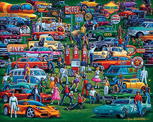 Dowdle Rompecabezas, Historia de Coches, 500 piezas | Cada rompecabezas tiene una historia colorida, piezas de ajuste preciso miniatura 2