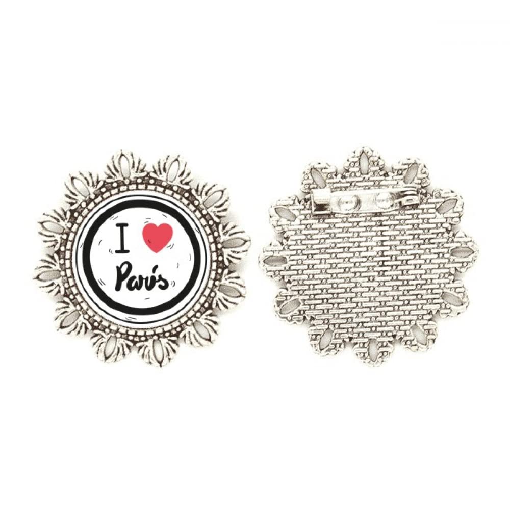 Broche de flores plateadas para lucir en chaquetas de entretiempo 4