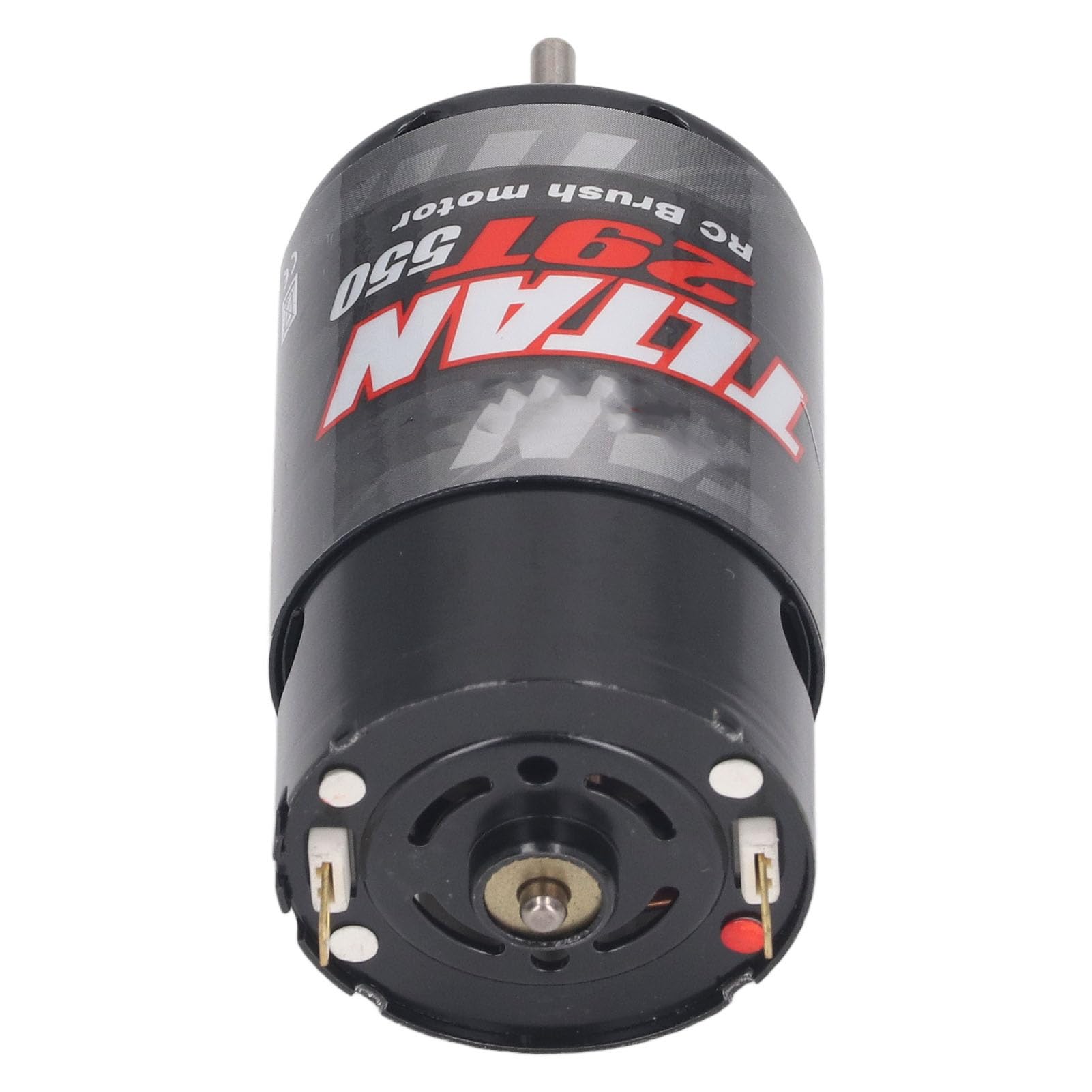 Drfeify Motor Eléctrico Cepillado 550 con Caja de Engranajes de Reducción 1/3 y Ventilador de Refrigeración para Conversión DIY de Coche, Camión, Barco a Control Remoto (29T)