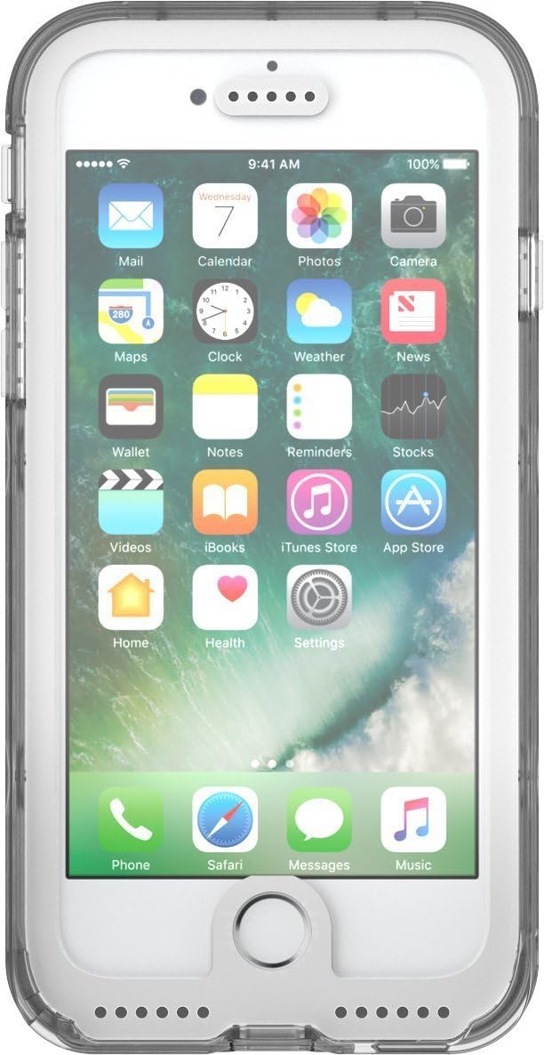 Pelican Marine Waterproof Phone Case for iPhone 7 (White/Clear)