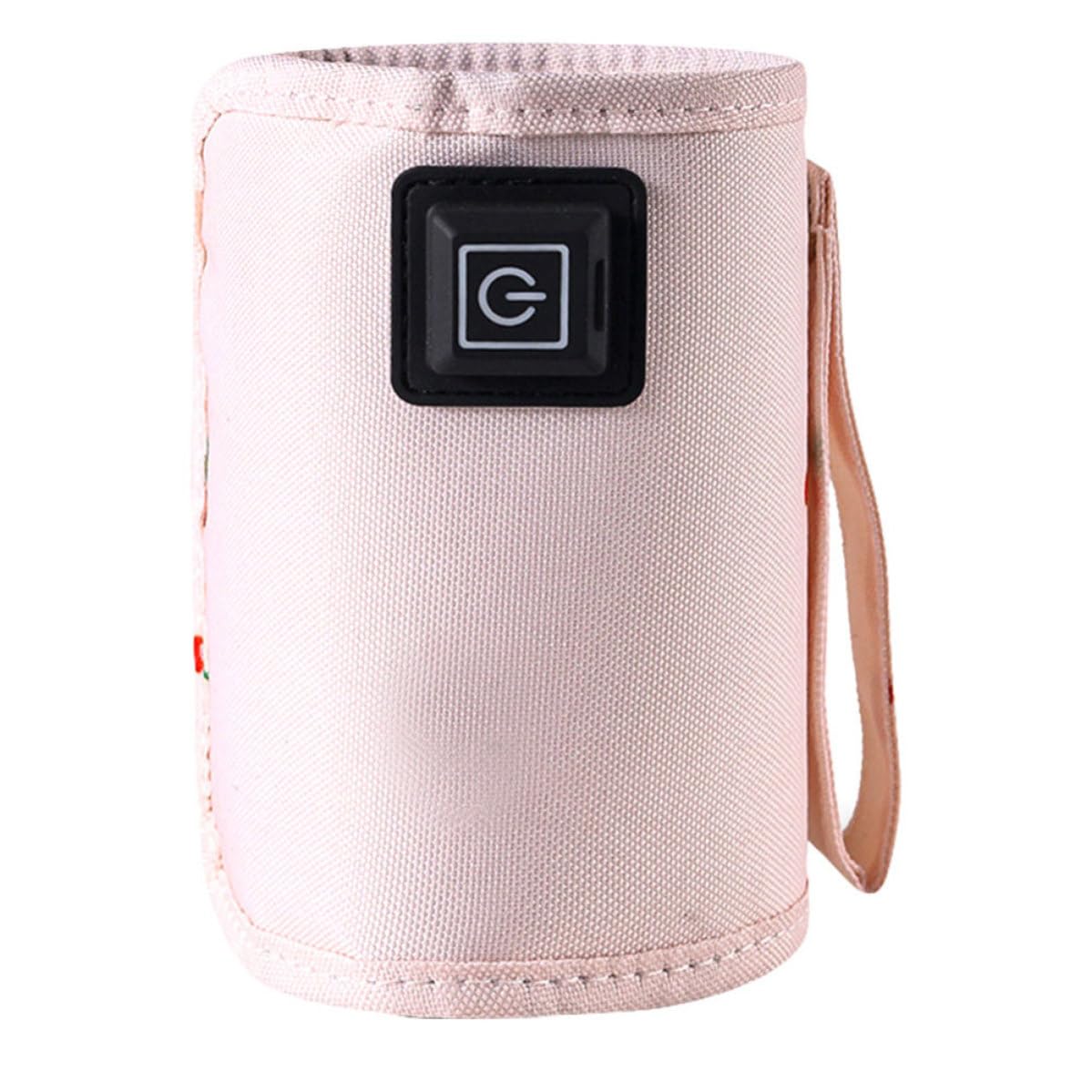 Portable Nursing Bottle Warming Cover USB Milk Warmer and Universal Fit for Bottles Creative Design for Travel with Power Bank or Charging Plug Compatibility Random Color