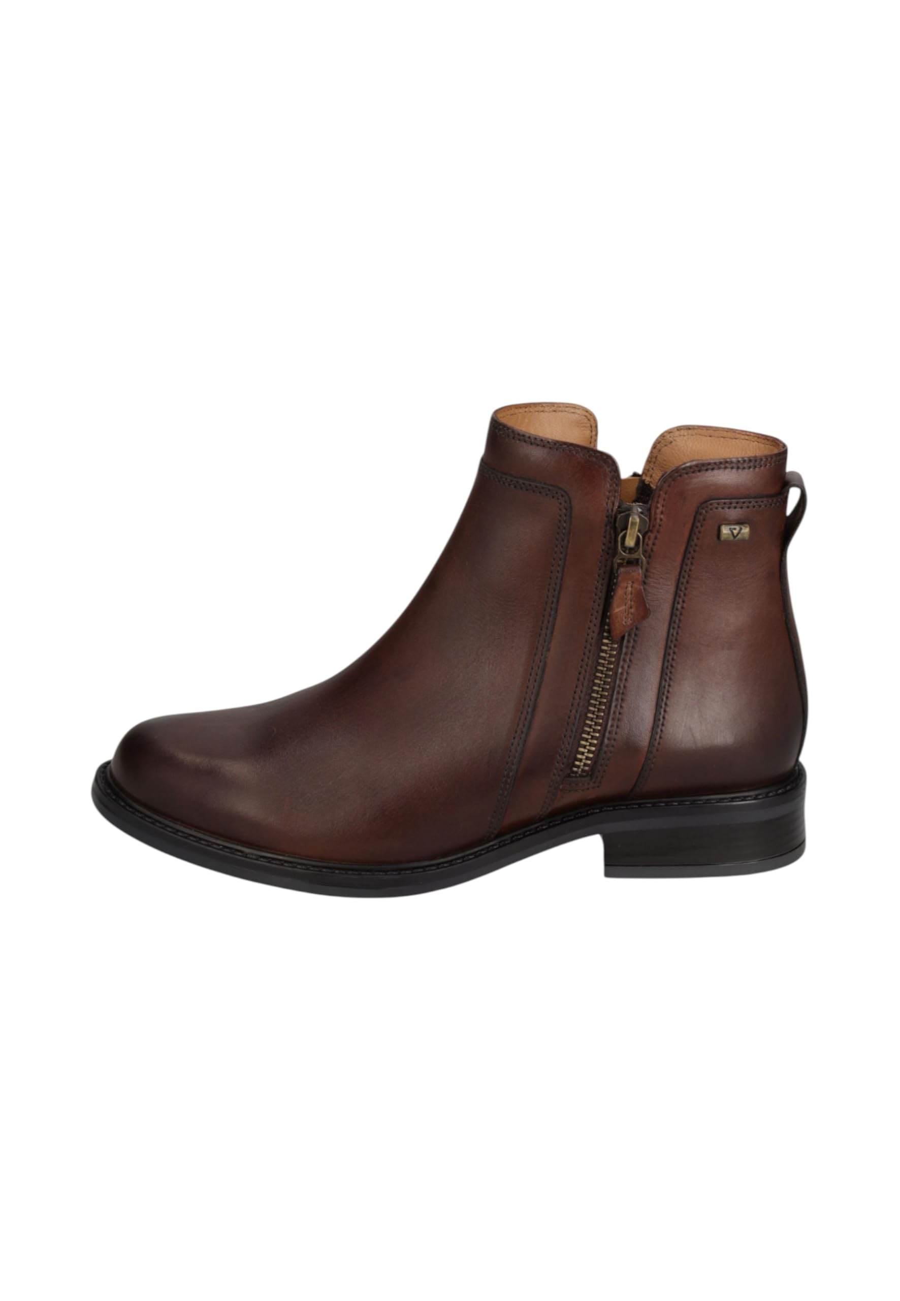 Valleverde Tronchetti Donna 17103 Pelle Nero o Marrone Calzature Casual