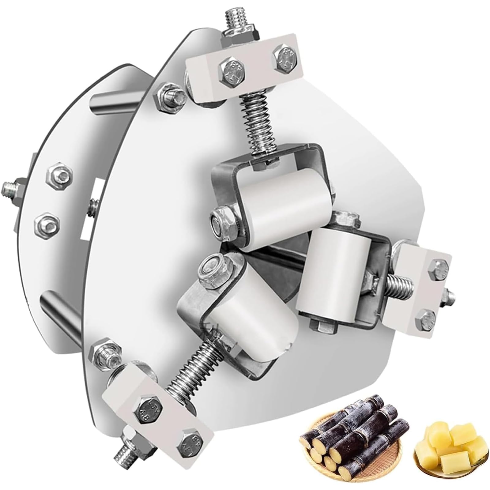 LHQYA Manual Sugarcane Peeler, Small Sugar Cane Peeling Machine with Fixed Device and Built-in Spring/clamping Device Adjustable, for Various Sizes Of Sugar Cane Peeling