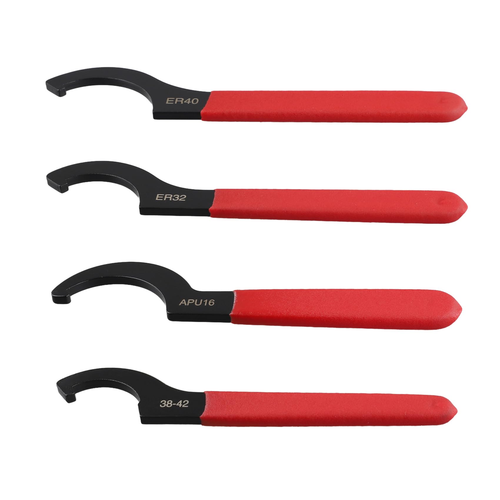 Myqqhbs Coilover Wrench, Hook Wrenches Tools Set Shock Spanner Wrench Set C-Shape Spanner Adjustable Spanners Adjustment Tool