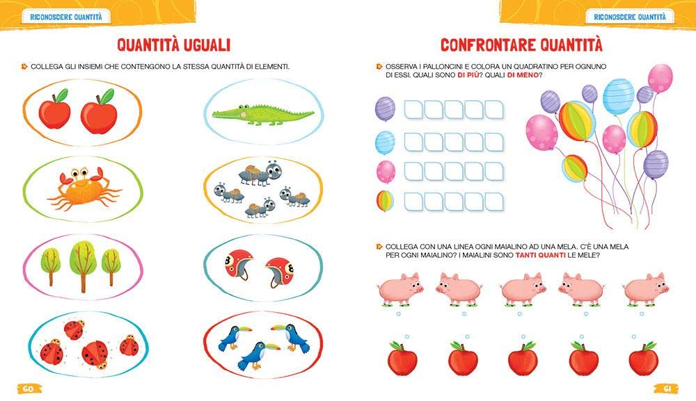 Vado in prima: Attività, giochi, pregrafismi, lettere e numeri