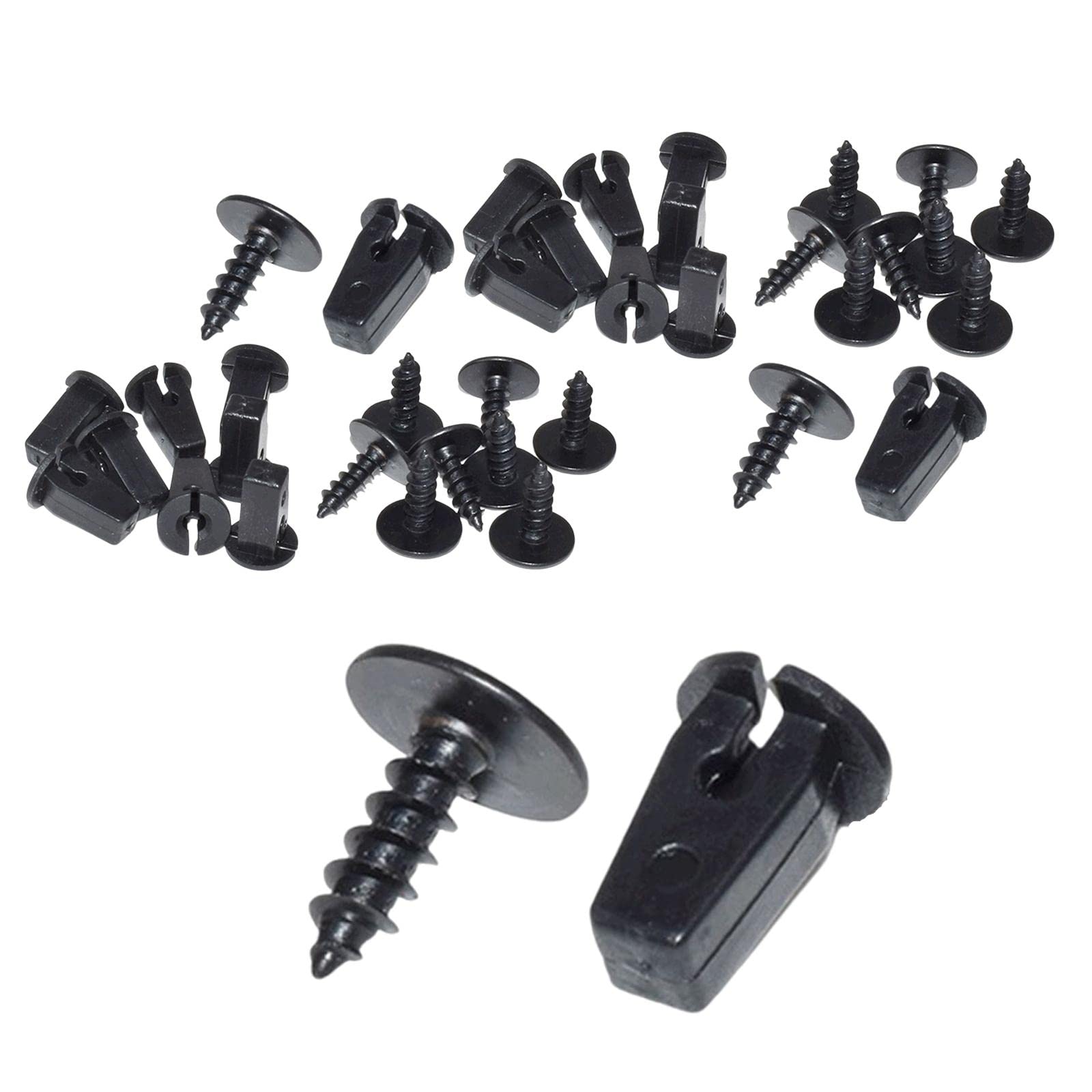 MYADDICTION 20 Sets Lock Nuts Grommets Screws Automotive Tools Car Parts Auto Parts| Parts & Accessories | Car & Truck Parts
