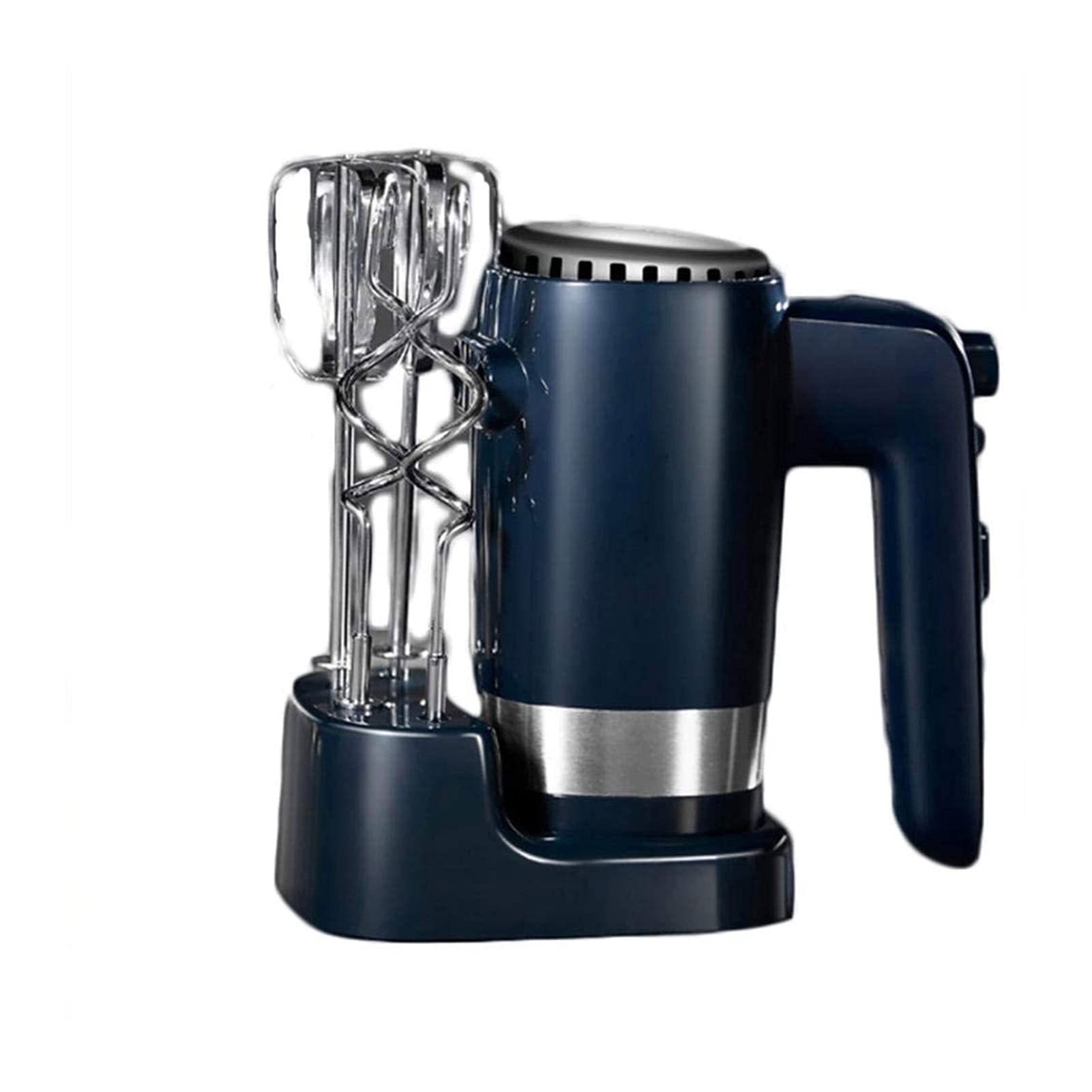 HHWKSJ Hand Mixer Electric Kitchen Handheld Mixers with 10-speed 300w Turbo with Storage Base and 4 Stainless Steel