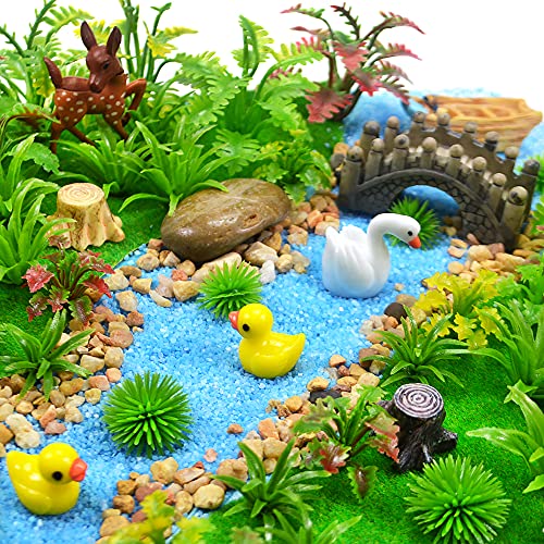 100Pcs Model Trees Miniature Plants Fairy Garden Trees Model Scenery Artificial Wargame Trees Model Railroad Scenery Diorama Supplies Scenery Landscape #TOP4
