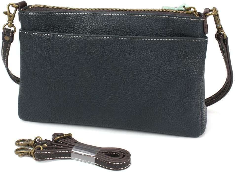 CHALA RFID Protected Vegan Leather Deluxe Crossbody Bag with Adjustable Straps - Image 2