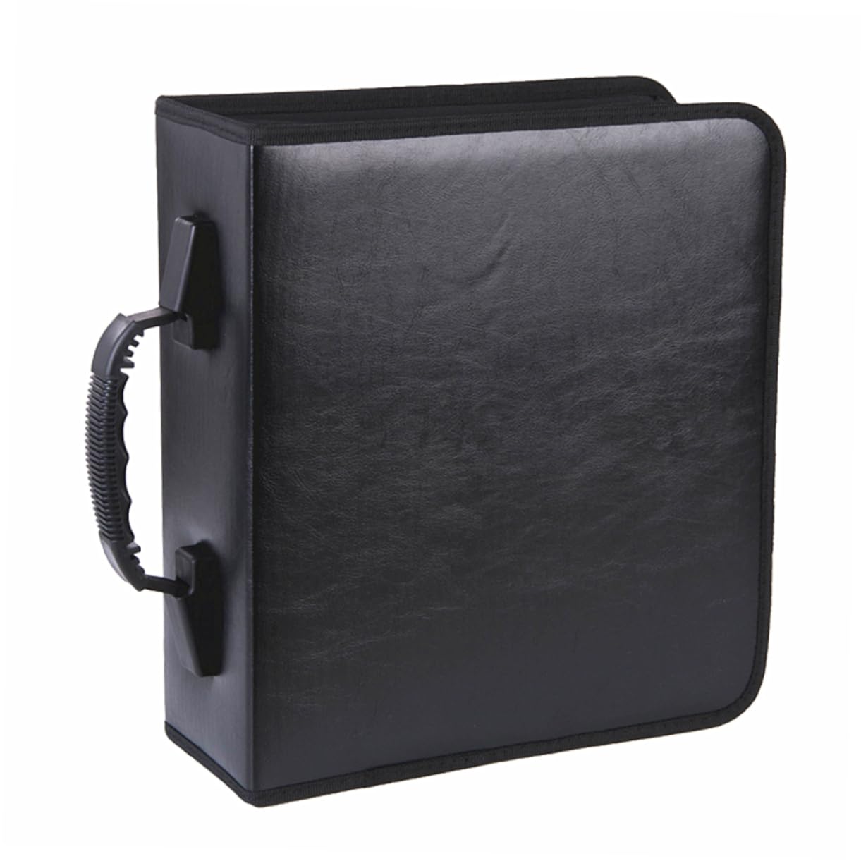 GLEAVI Borsa per CD e Dvd da Slot Custodia in Pelle Pu Resistente Cerniera Scorrevole Organizzazione per Casa o Auto Scatola Portaoggetti Pratica