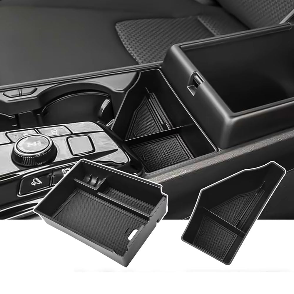 GVFNFE Center Console Armrest Tray ABS Car Central Storage Box Container Organizer Accessories for Kia Sportage NQ5 2023 2024