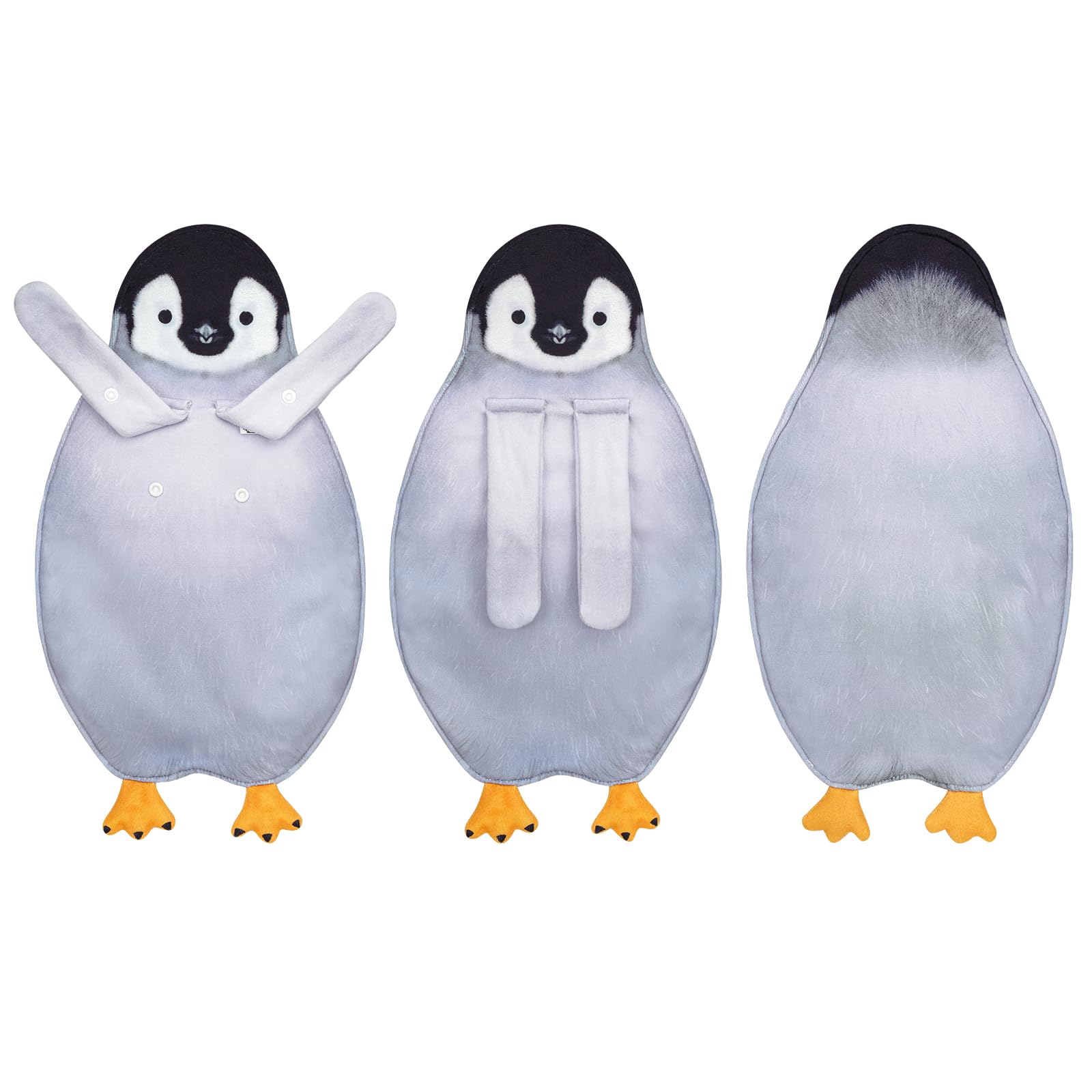 AGRIMONY Penguin Funny Hand Towels for Bathroom Kitchen -Cute Penguin Decoration Fathers Mothers Day Easter Gifts for Women Men Hanging Washcloths Face Towel -New Home Gifts for Animals Lovers - Image 2