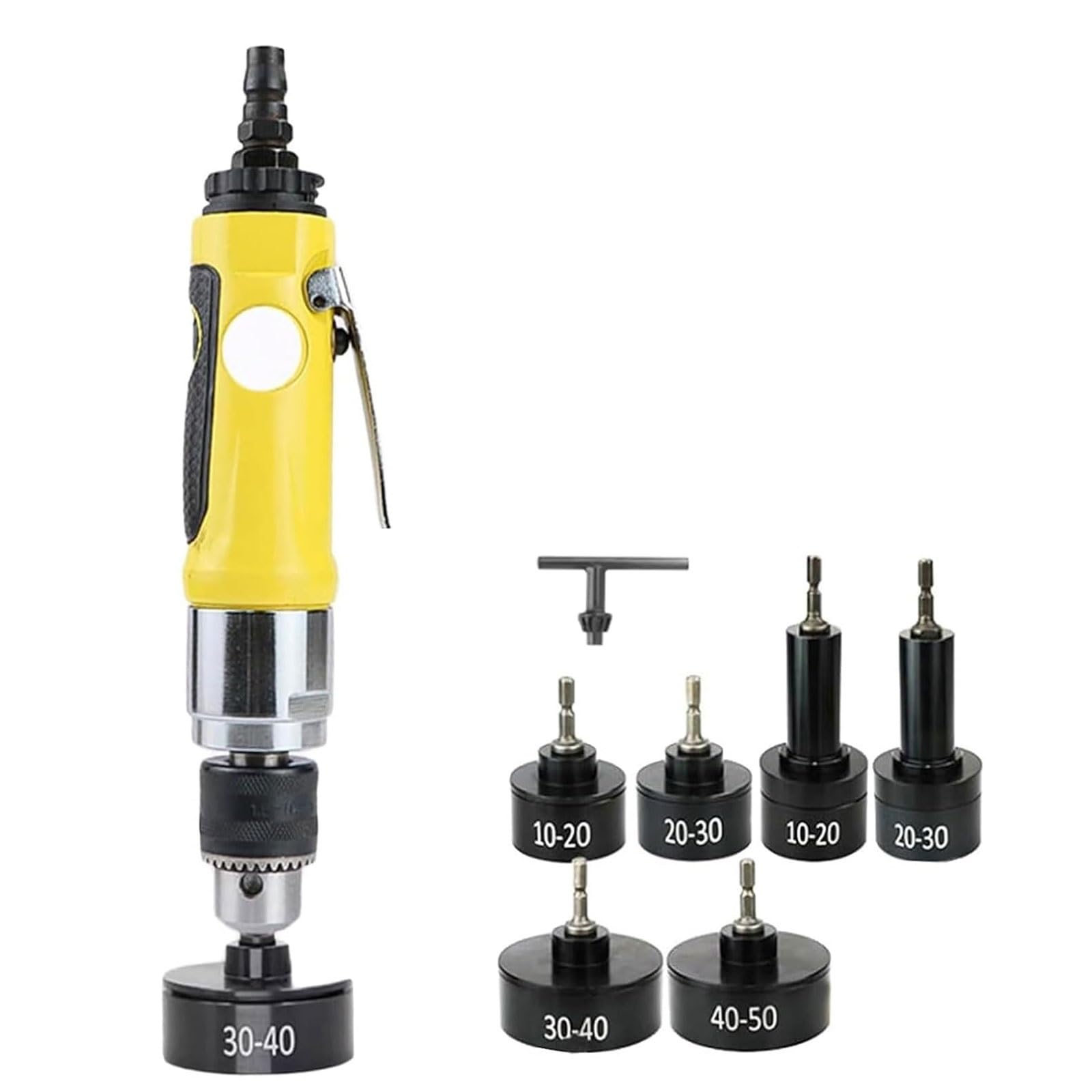 Tappatrice pneumatica, tappatrice a vite portatile con 6 teste di tappatura, velocità massima 2500 giri/min, strumento portatile di sigillatura del tappo di bottiglia per bottiglie di