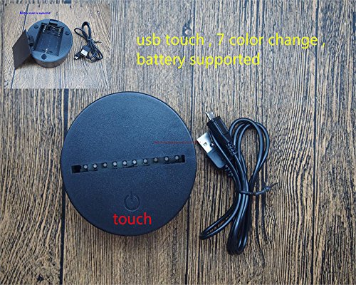 3D Illusion Lamp, Elephant Regali Giocattoli Decor...