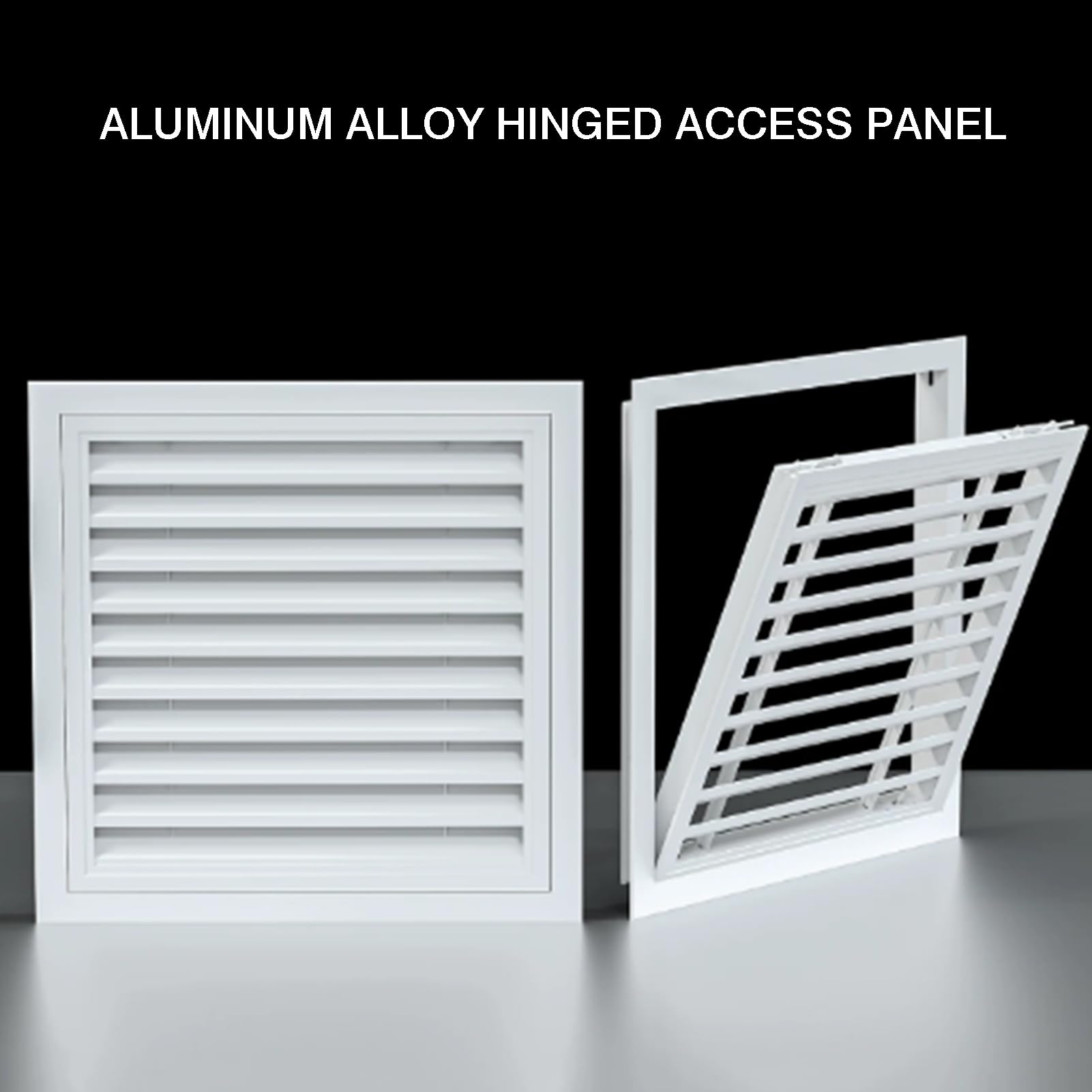 Pannello Di Accesso Con Feritoia Con Interruttore A Pulsante | Griglia del filtro aria di ritorno for schermo da 1 pollice, griglia di copertura dello sfiato HVAC for soffitto(300x300mm)