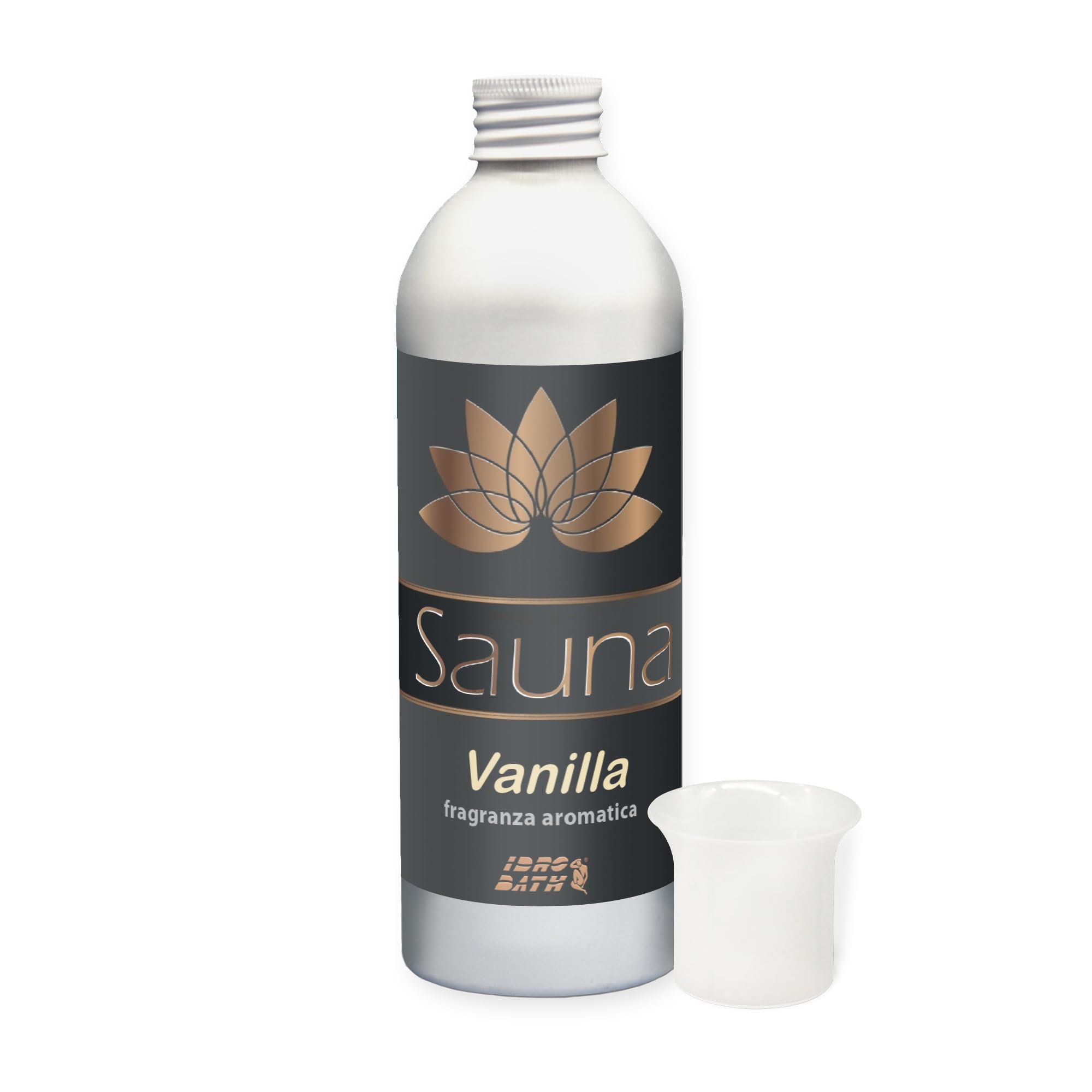Fragranze Aromatiche Assortite Sauna Kit 6 pz x 250 ml + Dosatore | Fragranze Aromatiche concentrate per Sauna: Balsamic, Lemon, Caribe, Vanilla, Sweet Mint, Sea Breeze con Dosatore in Omaggio