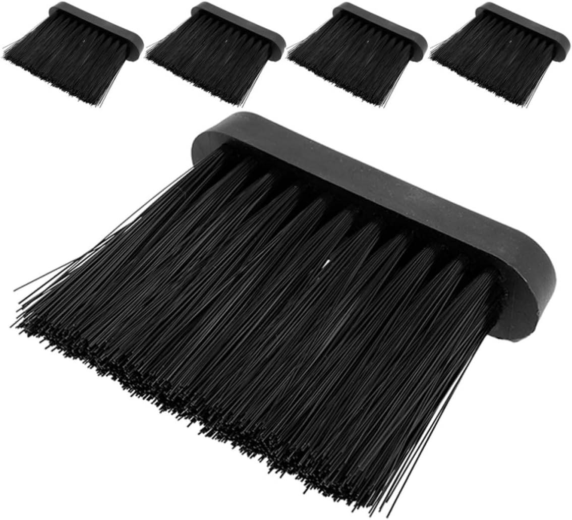 SECFOU 5 Pcs Fireplace Brush Set with Handheld Soft Brooms for Efficient Cleaning of Ash and Dust, Versatile Plastic Chimney Cleaner for Villas and Hotels