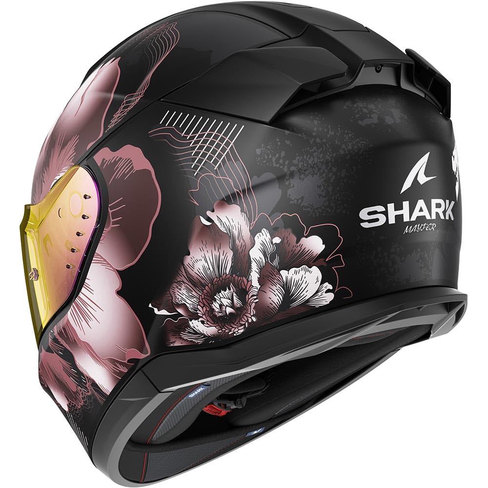 SHARK, Casco Moto Integrale D-SKWAL 3 MAYFER Black/Pink KVQ, XS