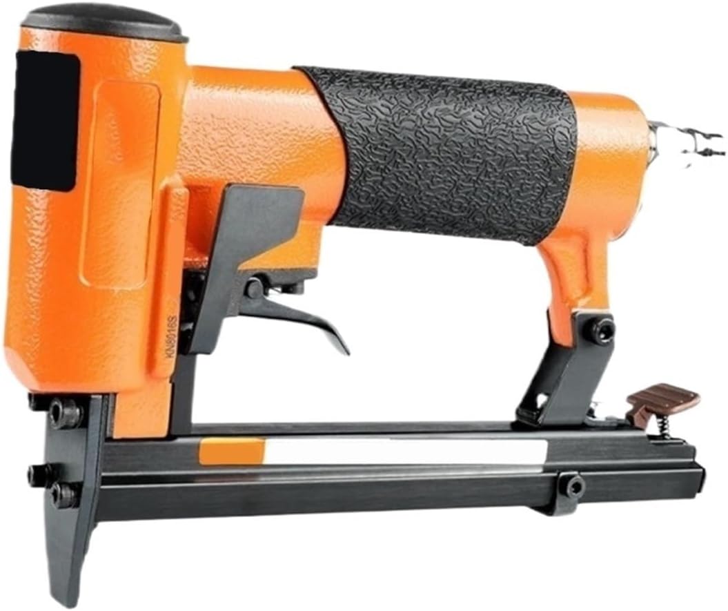 Pneumatic Stapler ，Powered Upholstery Stapler KN8016S 21 Gauge Continuous Shooting Pneumatic Firing Upholstery Staple Gun Useful Upholstery Stapler for Furniture