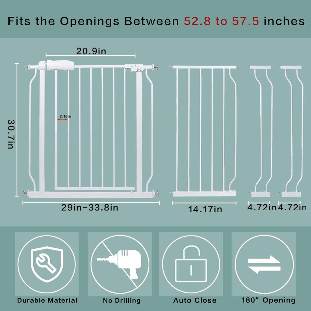 extra wide pressure gate