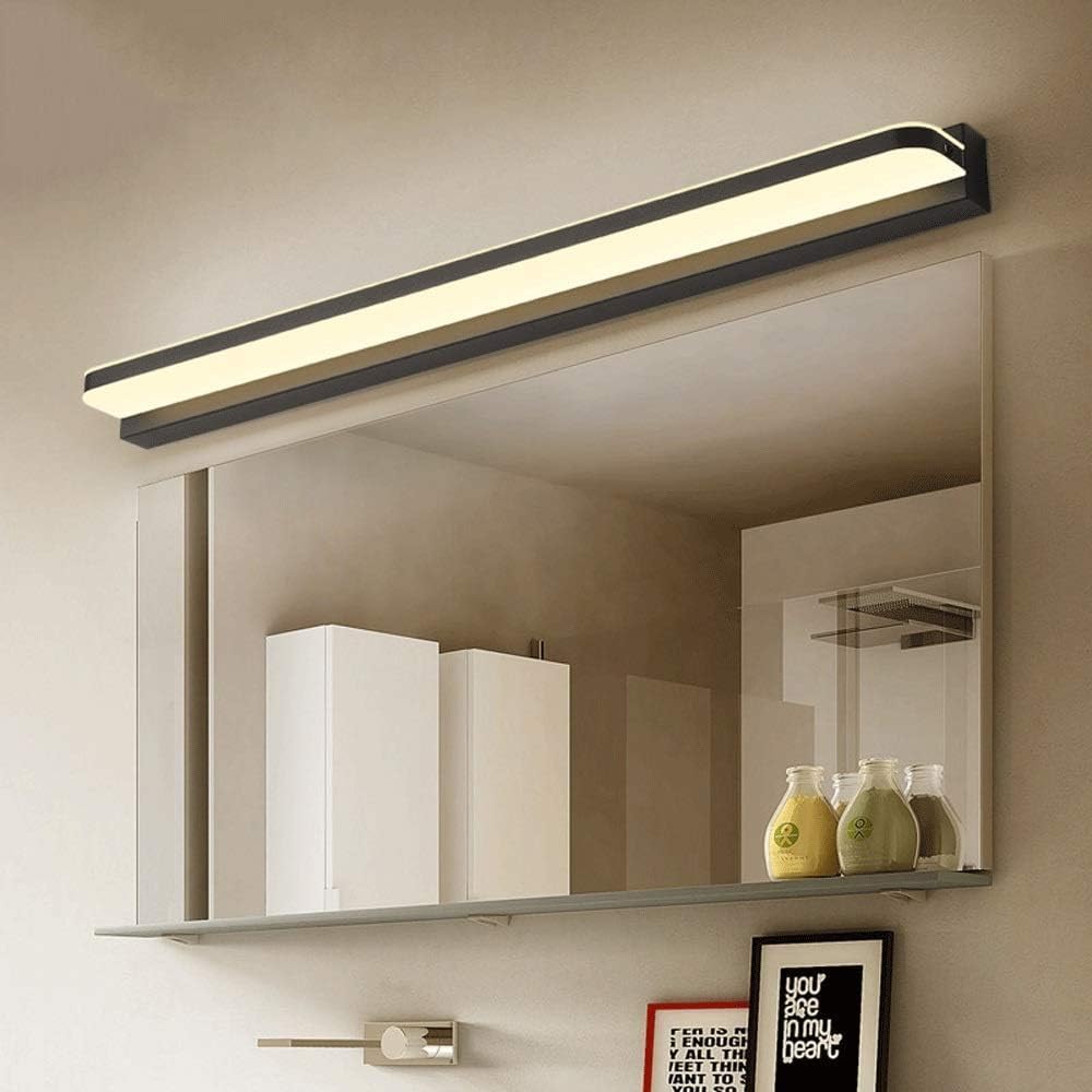 Lampes Led Pour Miroir de Courtoisie Applique Murale Pour Miroir de Salle Den Panneau Led Intégré Éclairage Pour Miroir Éclairage Pour Maquillage Lampe En Acier Inoxydable Pour Miroir de Salle