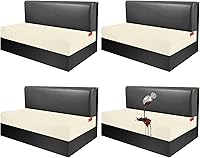 Vista 93 de Fundas de cojín 100 % impermeables para caravana, tela elástica, repuesto para asiento de cámper, funda de sofá lavable diseñada para banco de auto