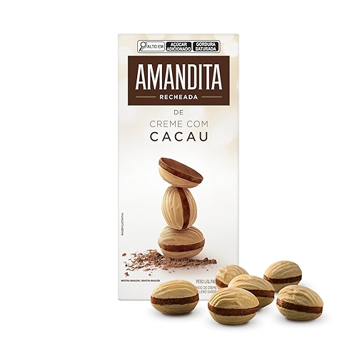 Wafer Recheado Amandita Sabor Chocolate 200g Wafer Recheado Amandita Sabor Chocolate 200g