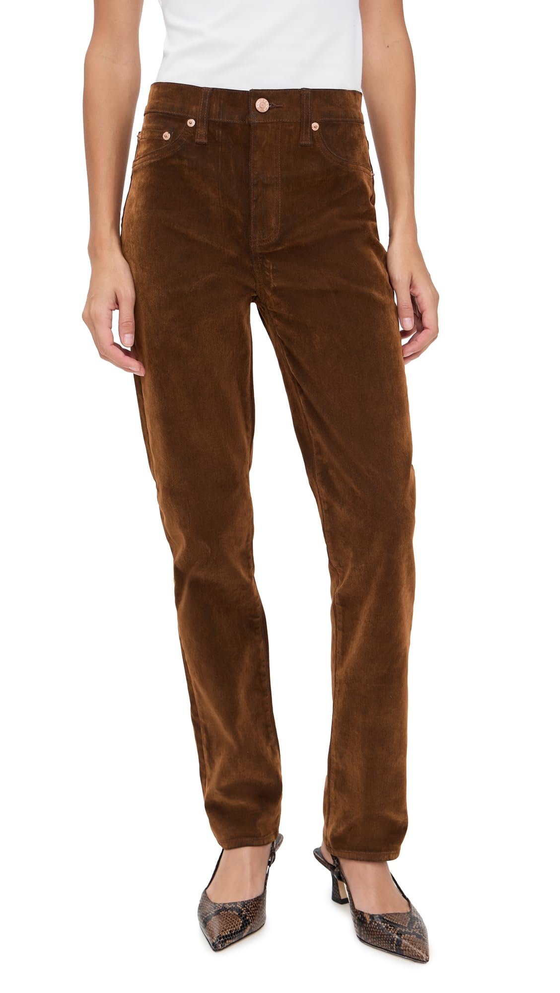 DAZE Womens Velveteen Smarty Pants