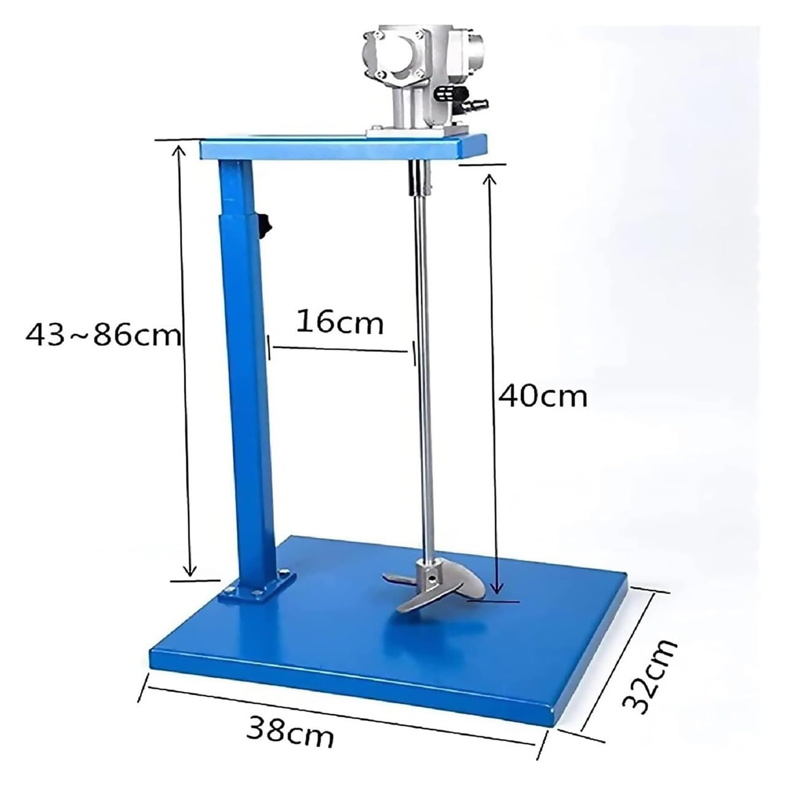Mezclador neumático de soporte, agitador automático de pintura de 5 galones y 20 l, mezclador de aire vertical de escritorio, máquina mezcladora de tinta